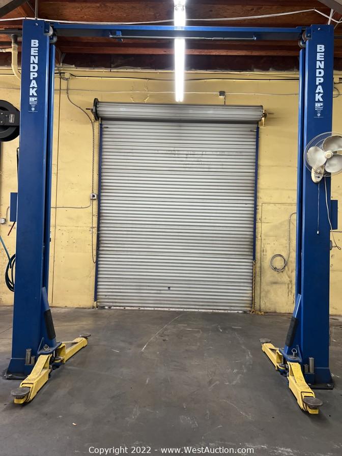 West Auctions Auction Online Auction of Car Lifts and Equipment from