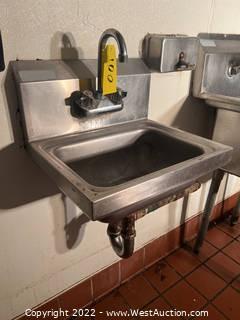 Single Basin Hand Washing Station 