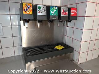 (5) Station Fountain Soda Dispenser 