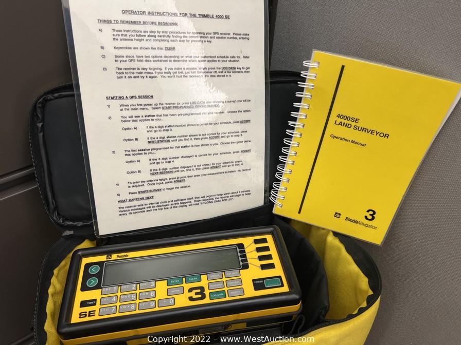 West Auctions Auction Surveying Equipment for Sale in Fresno