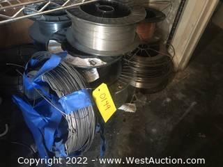 Lot of Partial Rolls of Welding Wire