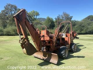 Ditch Witch 5010 with A420 Backhoe & A450 Vibratory Plow