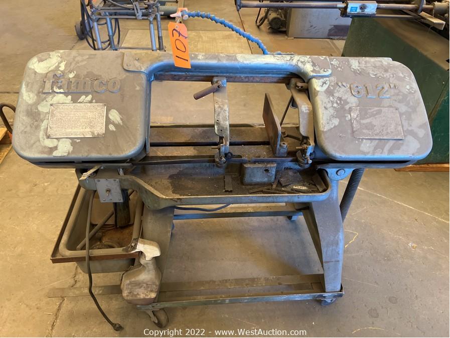 West Auctions Auction Surplus Equipment and Tools from Steel and