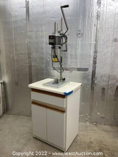 Binello Foil Spinner with Cabinet and Contents