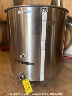 Stainless Steel Variable Capacity Tank - 200L 