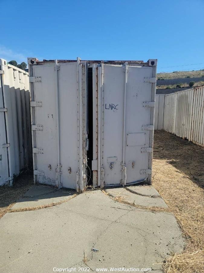 West Auctions Auction Online Auction of 40' Shipping Containers ITEM