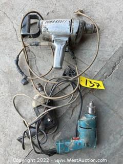 (3) Assorted Power Drills