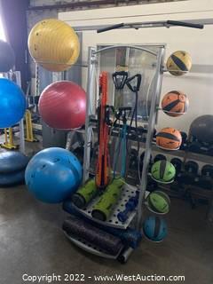 Smart Medicine Ball/Stability Rack