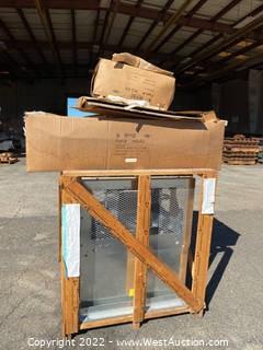 Crated Greenheck Air Filtration Unit with Accessories