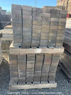 (2) Pallets of Mixed Color Mixed Style Square Pavers