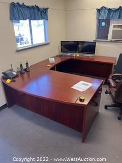 Large Wood Modular Desk (Desk Only)