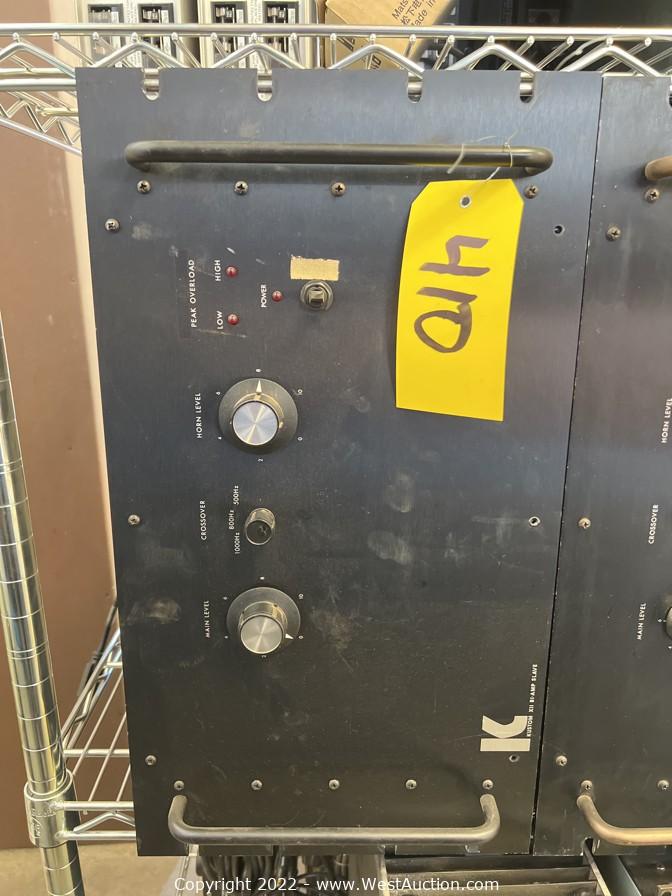 West Auctions Auction Online Surplus Auction of Audio Visual