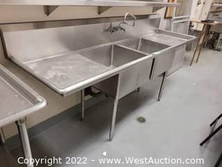 Stainless 2-Basin Sink 