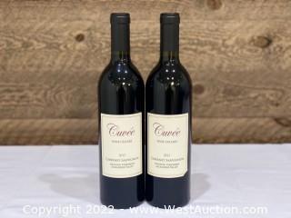 (2 Bottles) 2013 Cuvee Wine Cellars Alexander Valley Cabernet Sauvignon