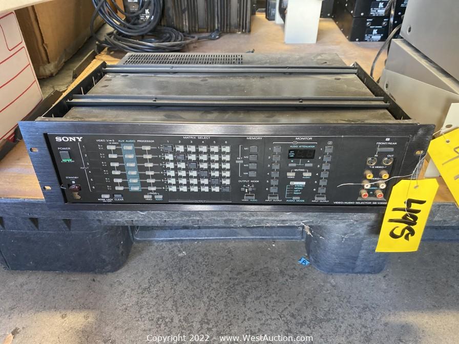 West Auctions Auction Online Surplus Auction of Audio Visual