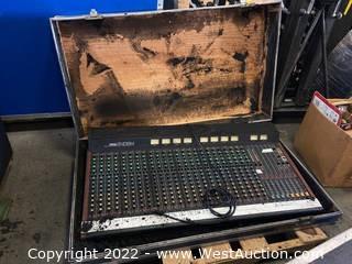 Yamaha 2408M Audio Monitor Console With Anvil Road Case
