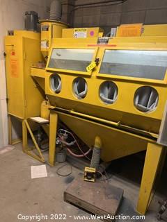 Aboytes Sandblasting Cabinet And Abrasive Collection System