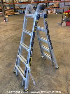 MPX22 Adjustable Aluminum Gorilla Ladder - 18'10"