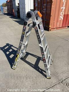 MPX17 Adjustable Aluminum Gorilla Ladder - 14'10"