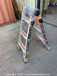 MPX13 Adjustable Aluminum Gorilla Ladder - 10'10"