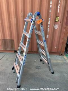 Werner 21’ Adjustable Aluminum Ladder