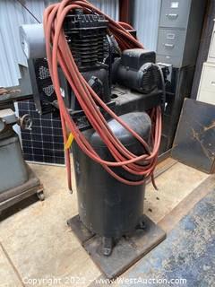 80 Gallon 5 H.P.  Air Compressor with Fork Plate