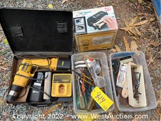 (4) Boxes of Assorted and Electric Hand Tools
