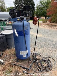 60 Gallon 125 Max PSI 10.2 CFM 6HP Electric Air Compressor