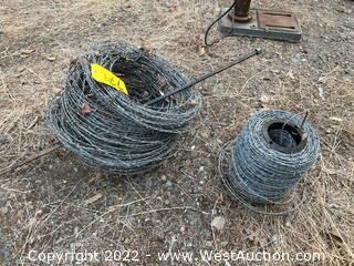 (2) Rolls Of Barbed Wire