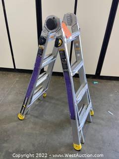 Gorilla 14’ Adjustable Aluminum Ladder 