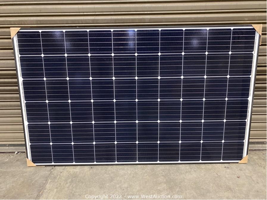 West Auctions Auction Online Auction of Surplus Solar Panels from