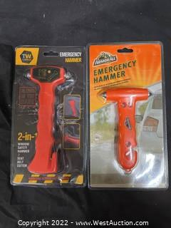 (2) Emergency Hammers 