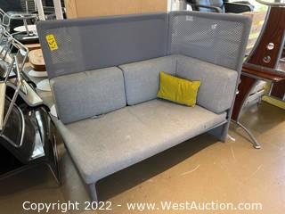 Grey Office Corner Couch 