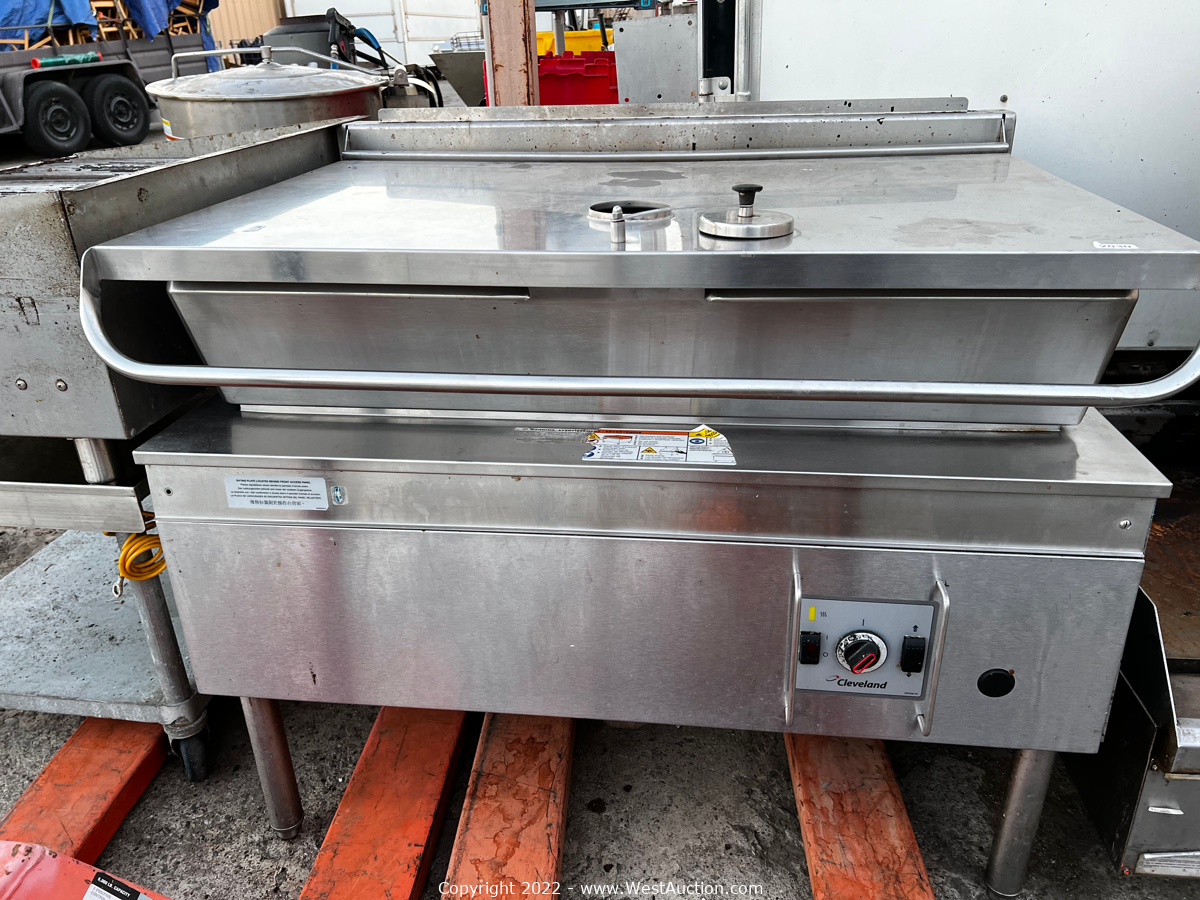 West Auctions Auction Online Auction of Commercial Kitchen Equipment