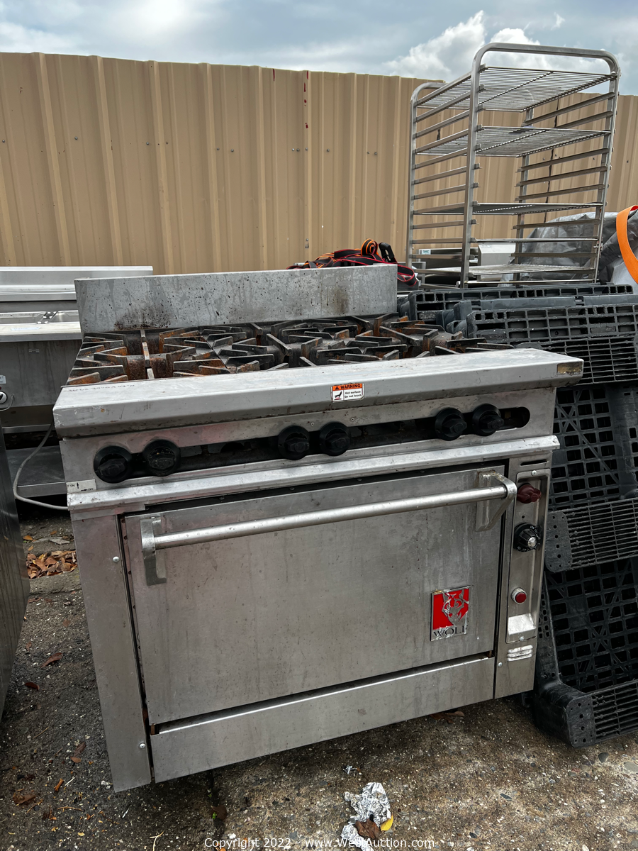 West Auctions Auction Online Auction of Commercial Kitchen Equipment