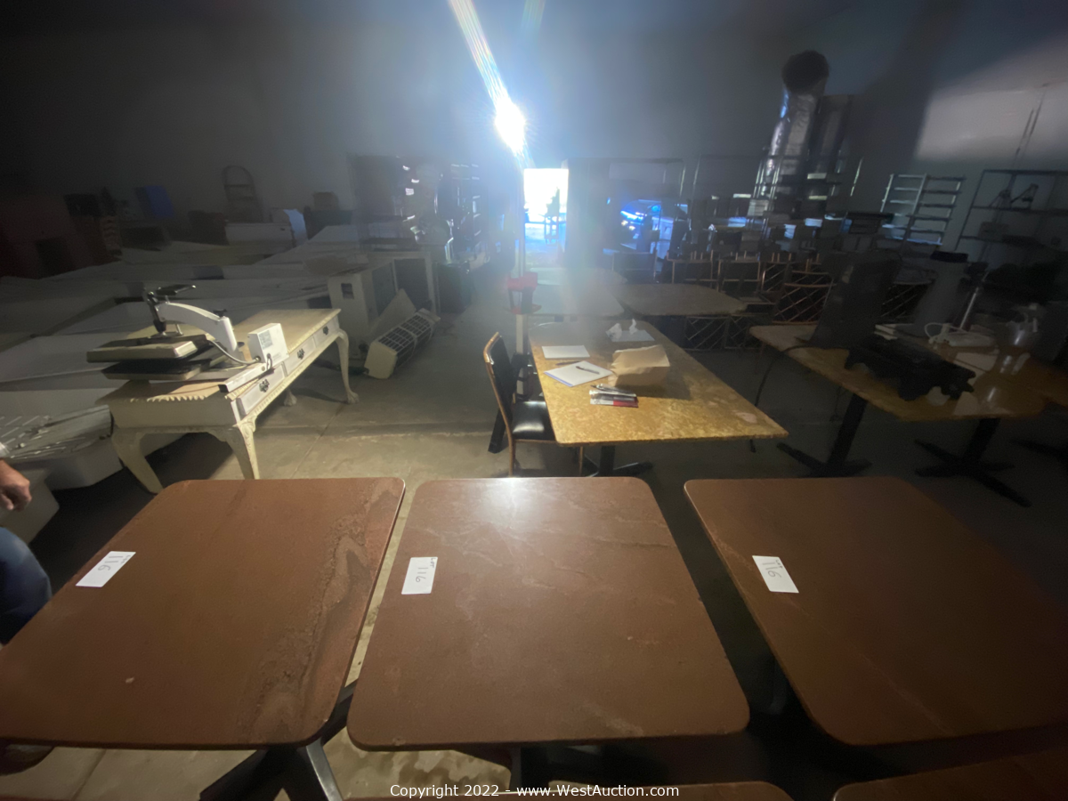 West Auctions Auction Online Auction of 1926 Ford Model T, Restaurant Equipment, Gardening