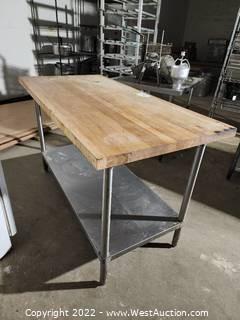 Prep Table Wood Top