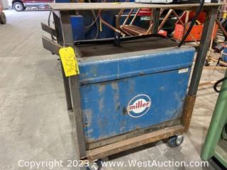 Miller Dialarc 250-AC/DC with Attached Rolling Cart