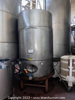 (1,100) Gallons of KHW RAAS California Red Blend Wine (Tank AT1)