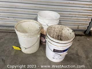 (3) Assorted Buckets