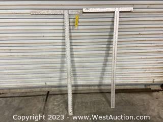 (2) Assorted Drywall T-Squares 