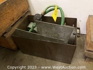 Steel Box With Assorted Milling Parts: Changeable Point, Tool Holders, and More