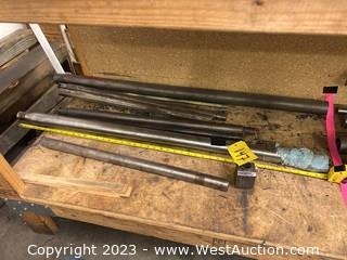 (8) Assorted Steel Rods