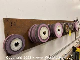 Contents Of Wall: (50+) Grinding Wheels