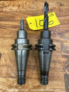 (2) Command Cat40 Tooling Holders