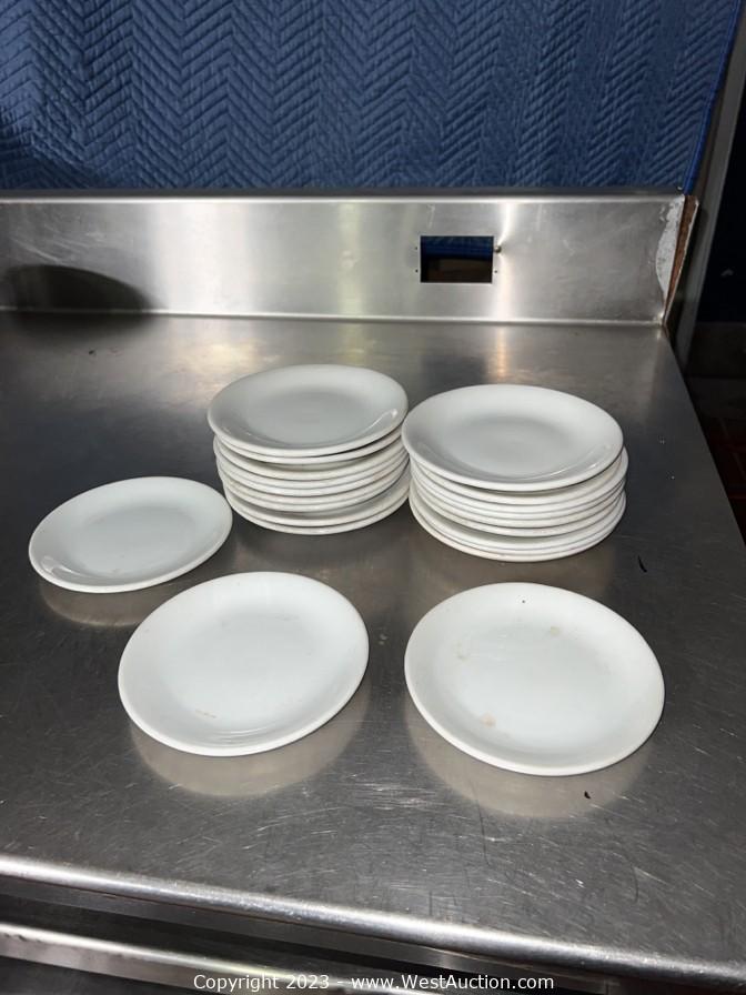 Online Auction of Restaurant Glass and Dishware