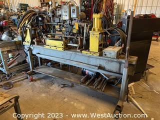 Santee Custom Hydraulic Swedger With Pump And Motor