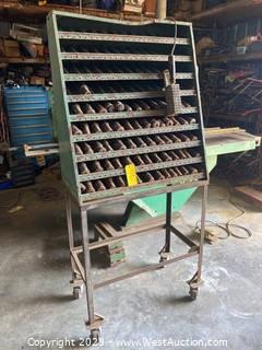 Strippit 30/30 Industrial Punch Dies with Rack