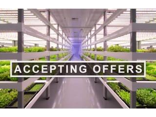 Public Offering of $10 Million Indoor Vertical Farm System (Accepting Offers)