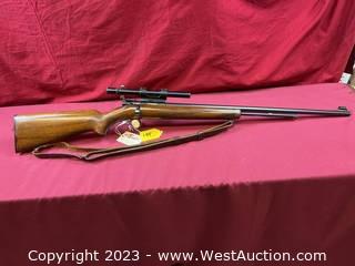 Winchester Model 72 Bolt-action Rifle W/ Scope in 22LR (15-Round Tube Mag.)
